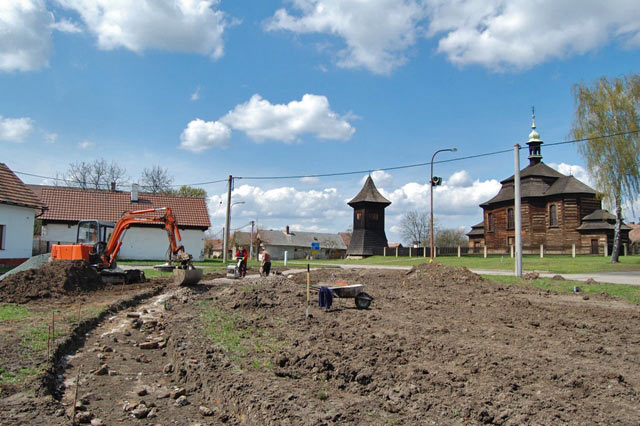 Park u kostela - Loučná Hora